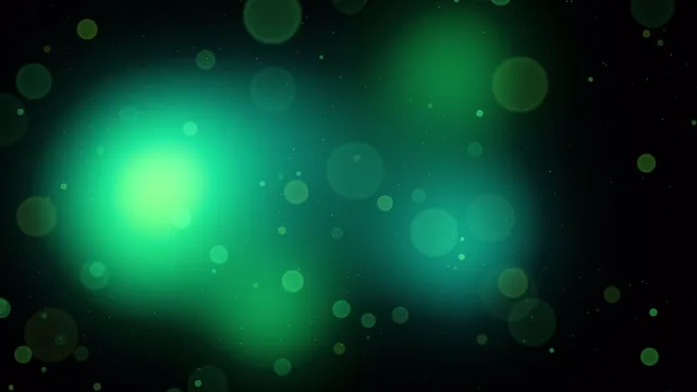 Still from Texture 16, Emerald-Lime Bokeh Dust